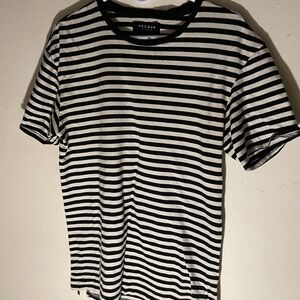 PacSun Monochrome Striped Short Sleeve Tee